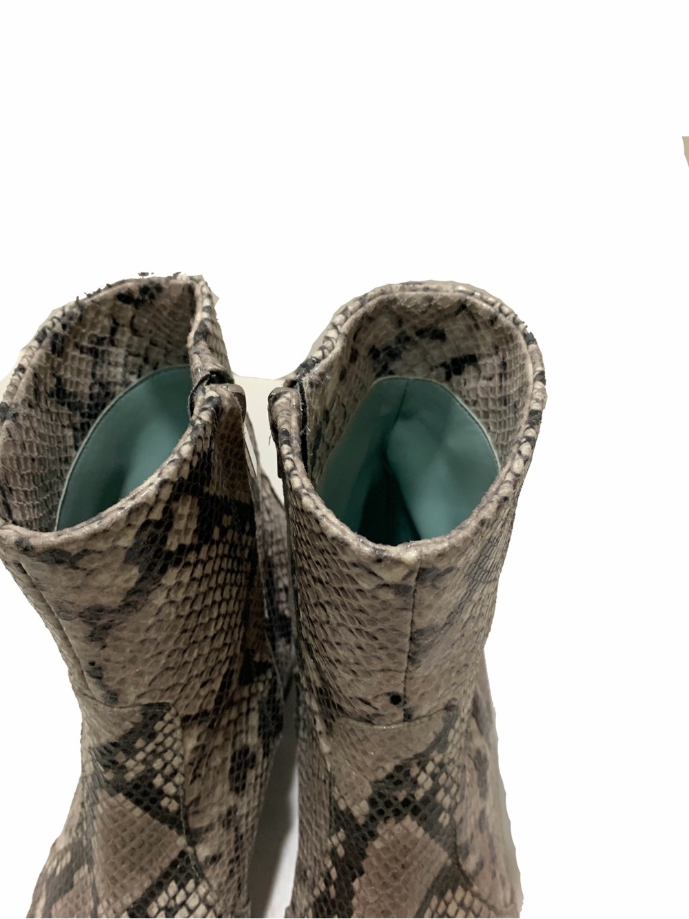 AERA Python-Effect Ankle Boots - Picture 3 of 9